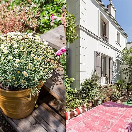 Spacious Wonderful House For 9 With Garden Didot ゲストハウス パリ